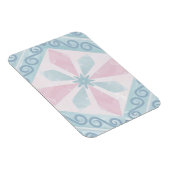 Magnet Flexible motif bleu en forme de diamant (Côté Droit)