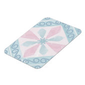 Magnet Flexible motif bleu en forme de diamant (Côté Gauche)