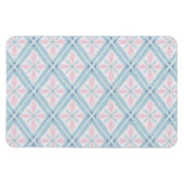 Magnet Flexible motif bleu en forme de diamant (Horizontal)