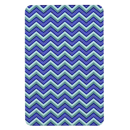 Magnet Flexible Motif Blue Sapphire Chevron (Vertical)