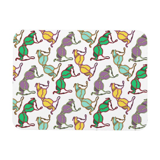 Magnet Flexible Motif Bra multicolore (Horizontal)