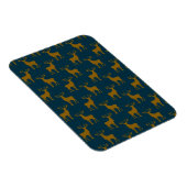 Magnet Flexible Motif cerf marron et bleu (Côté Droit)