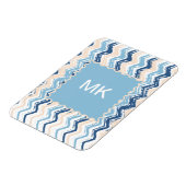 Magnet Flexible Motif Chevron de l'océan Pacifique (Côté Gauche)