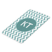 Magnet Flexible Motif Chevron ZigZag dans Mint Green (Côté Gauche)