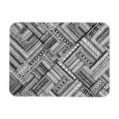 Magnet Flexible Motif d'art tribal inspiré (Horizontal)