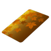 Magnet Flexible Motif d'automne avec feuilles d'érable en chute et (Côté Gauche)