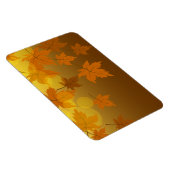 Magnet Flexible Motif d'automne avec feuilles d'érable en chute et (Côté Droit)