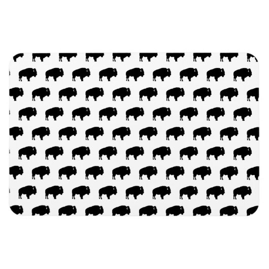 Magnet Flexible motif de bison (Horizontal)