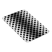 Magnet Flexible Motif de blocs de Carré de dissolution noir modern (Côté Droit)