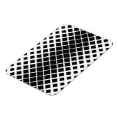Magnet Flexible Motif de blocs de Carré de dissolution noir modern (Côté Gauche)