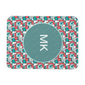 Magnet Flexible Motif de briques rétro (Horizontal)