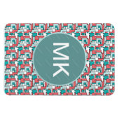 Magnet Flexible Motif de briques rétro (Horizontal)