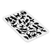 Magnet Flexible Motif de chat noir (Côté Droit)