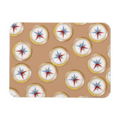 Magnet Flexible Motif de compas magnétique (Horizontal)