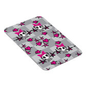 Magnet Flexible Motif de crânes Emo (Côté Droit)