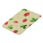 Magnet Flexible Motif de fraises d'aquarelle (Côté Gauche)