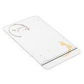 Magnet Flexible Motif de grunge à tôle de café (Côté Droit)