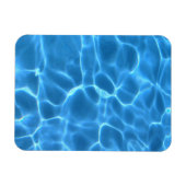 Magnet Flexible Motif de la piscine bleue (Horizontal)