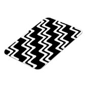 Magnet Flexible Motif de ligne double couleur Diagonal Zig Zag (Côté Gauche)