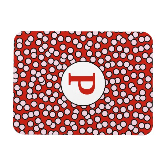 Magnet Flexible Motif de monogramme Dotty (Horizontal)