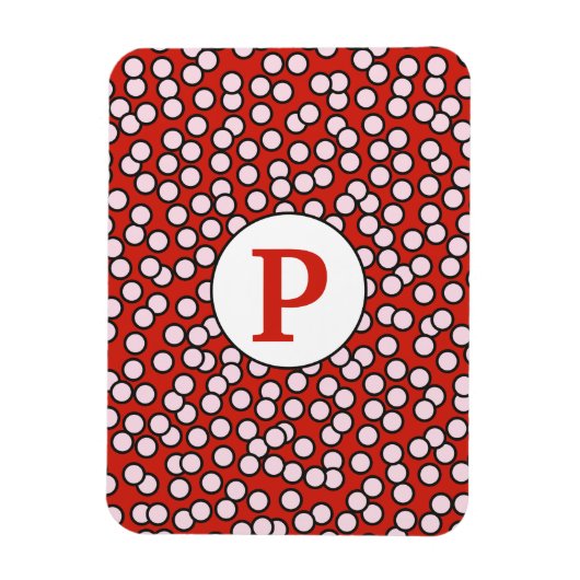 Magnet Flexible Motif de monogramme Dotty (Vertical)