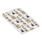 Magnet Flexible Motif de musique néo-zélandais (Côté Droit)