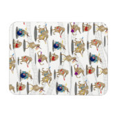 Magnet Flexible Motif de musique néo-zélandais (Horizontal)