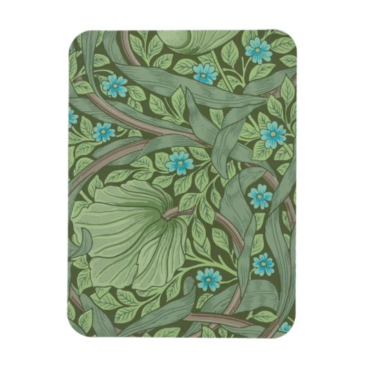 Magnet Flexible Motif de papier peint, exemple avec Forget-Me-Nots (Vertical)