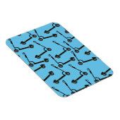 Magnet Flexible Motif de Scooter électronique (Côté Droit)