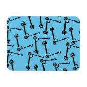 Magnet Flexible Motif de Scooter électronique (Horizontal)