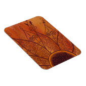 Magnet Flexible Motif de tournesol Abstrait (Côté Droit)