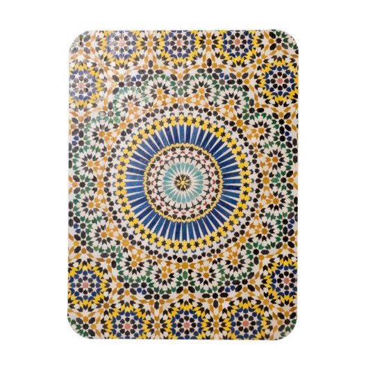 Magnet Flexible Motif de tuiles géométriques, Maroc (Vertical)