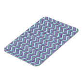 Magnet Flexible Motif de verre Amethyst Zigzag (Côté Gauche)