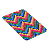 Magnet Flexible Motif de zigzag coloré (Côté Droit)