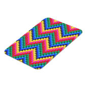 Magnet Flexible Motif de zigzag coloré (Côté Gauche)
