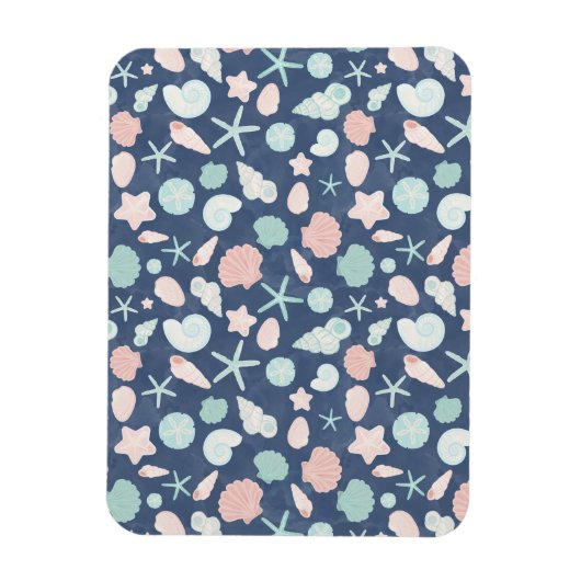 Magnet Flexible motif des coquillages (Vertical)