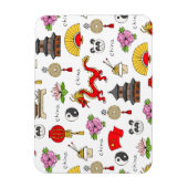 Magnet Flexible Motif des symboles chinois (Vertical)