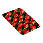 Magnet Flexible Motif des Tulipes rouges (Côté Droit)