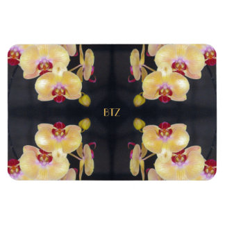 Magnet Flexible Motif d'orchidée jaune