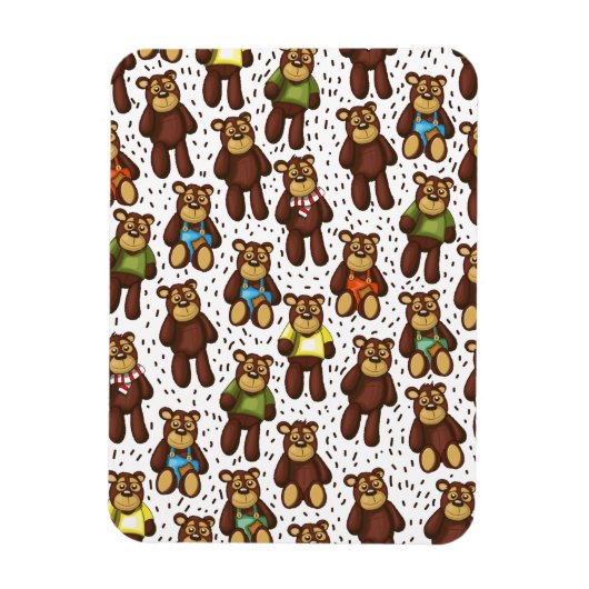Magnet Flexible Motif d'ours en peluche (Vertical)