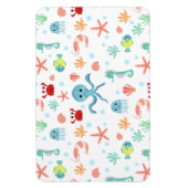 Magnet Flexible Motif du monde marin (Vertical)