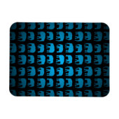 Magnet Flexible Motif Éléphant Bleu (Horizontal)