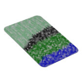 Magnet Flexible Motif étrange moderne (Côté Droit)