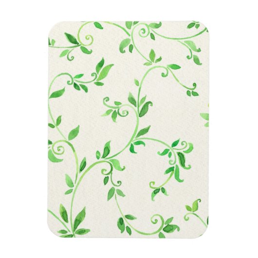 Magnet Flexible Motif feuille aquarelle (Vertical)