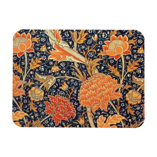 Magnet Flexible Motif floral de Nouveau d'art de William Morris (Horizontal)