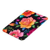 Magnet Flexible Motif floral Rose (Côté Gauche)