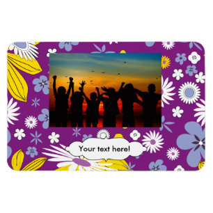 Magnet Flexible Motif floral sans couture