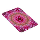 Magnet Flexible Motif géométrique à fleurs rose Mandala-67545 (Côté Droit)