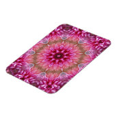 Magnet Flexible Motif géométrique à fleurs rose Mandala-67545 (Côté Gauche)