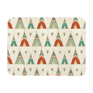 Magnet Flexible Motif géométrique de Teepee d'étape de Geo de
